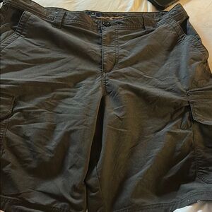 George Black Cargo Shorts Utilitarian Style